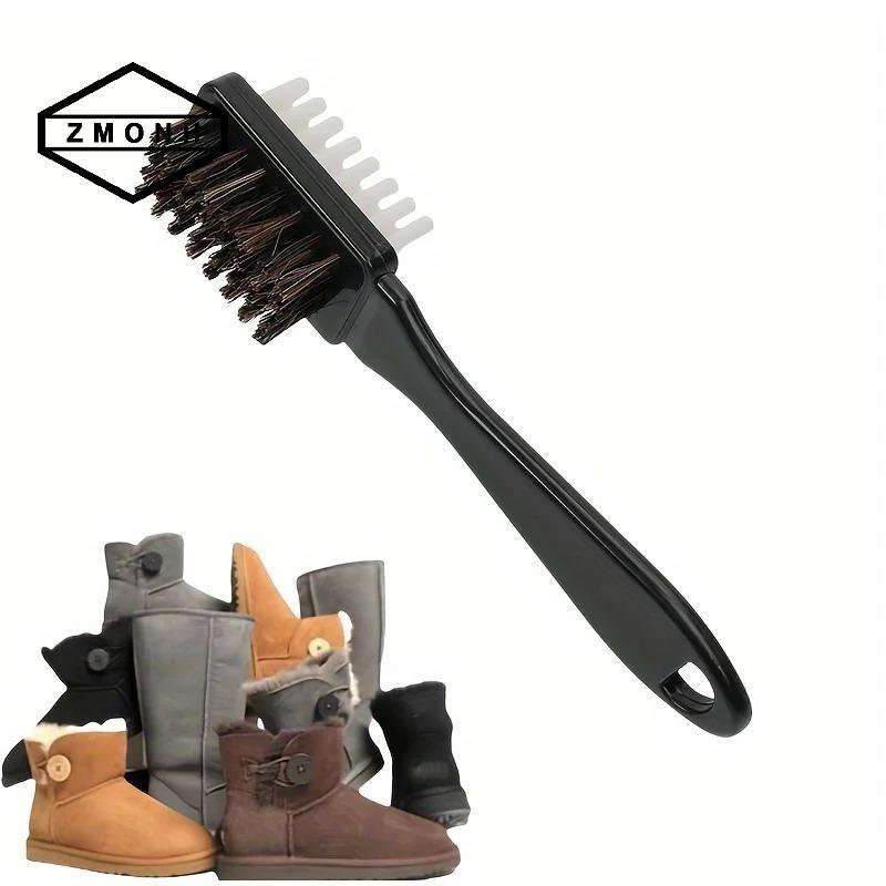 Bộ cọ làm sạch giày ZMONH 2 trong 1 Dual-Ended With Eraser - Plasticfor Suede Nubu Boots | Công cụ c