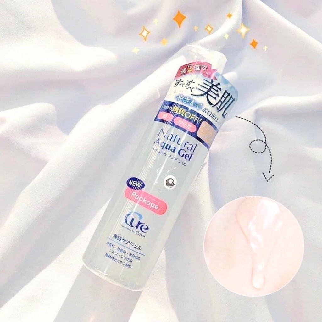 Tẩy da chết Cure Nature Aqua Gel 250ml hàng Nhật nội địa- Ohayo Shop Japan