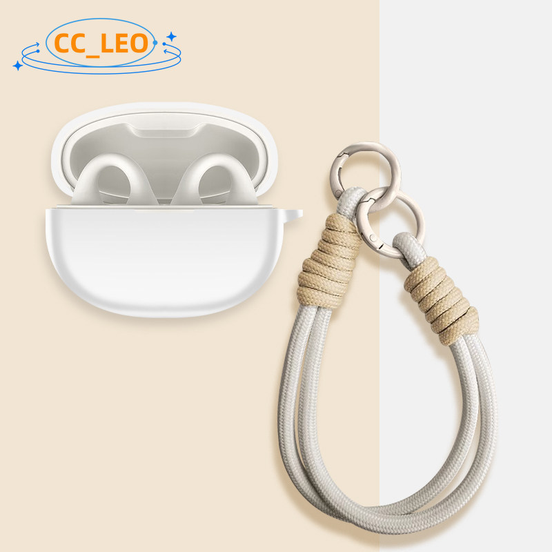 Cho Baseus AirGo AS01 Ốp Lưng Dây Dễ Thương Mặt Dây Có Móc Silicon Mềm Ốp Lưng Thích Hợp Cho Baseus 