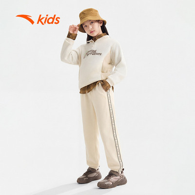 ANTA Kids Quần Dài Thời Trang Bé Gái Ống Đứng, Mềm Mịn, Thoải Mái Vận Động 3626A8731
