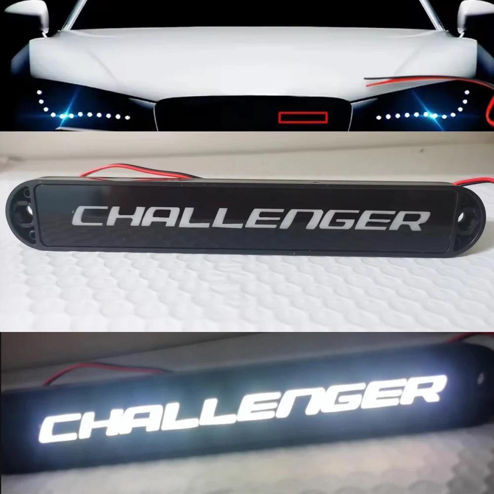 Challenger Khí Quyển Ánh Sáng Trắng LED Lưới Tản Nhiệt Ánh Sáng Cho Dodge Challenger Kiểu Dáng Xe Do