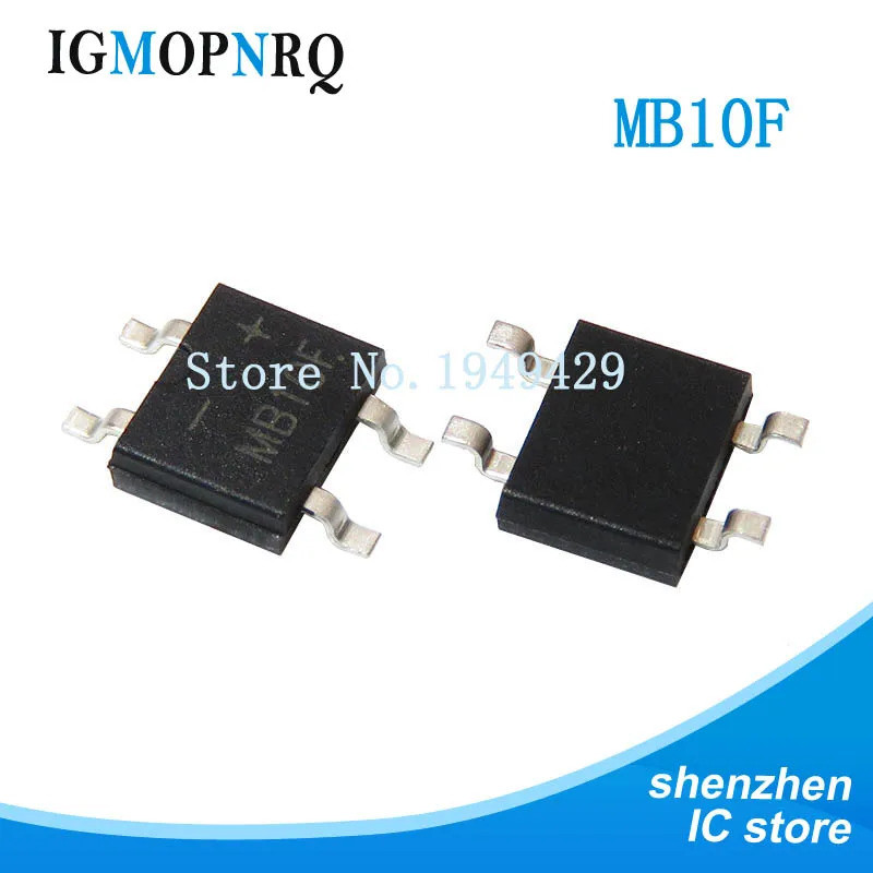5 Chiếc MB10F MB10S MB2S MB6F MB6S MB10 SMD SMD Chỉnh Lưu Cầu