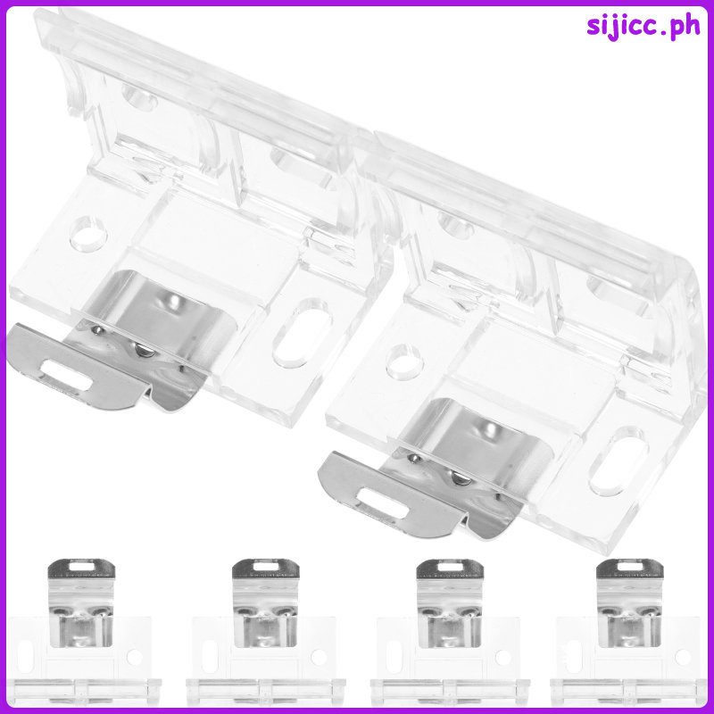 6 Cái Giá đỡ cố định Louver bằng nhựa Cài đặt đơn giản Rèm trong suốt Hỗ trợ sijicc