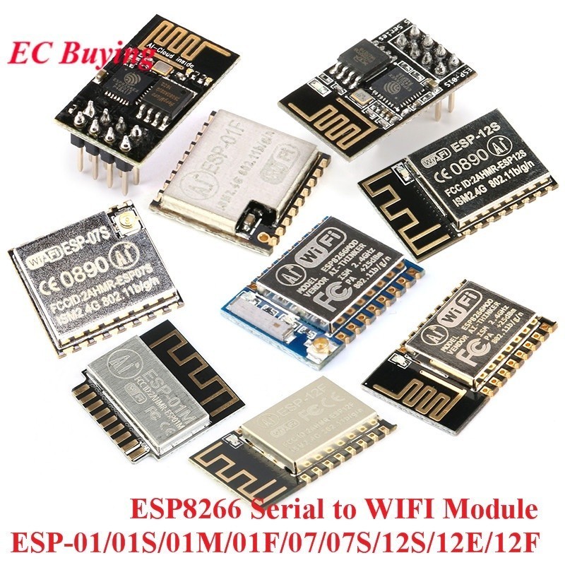 [HCM] Bảng Mạch Chuyển Đổi WIFI Không Dây ESP8266 ESP-01 ESP-01S ESP-01M ESP-01F ESP-07 ESP-07S ESP-
