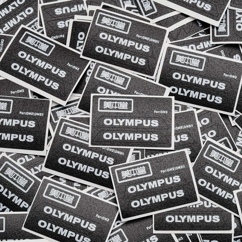 Mebentang Thích hợp cho OLYMPUS Heart to OLYMPUS Nhãn dán Logo OLYMPUS OM5 / OM3 Phim tiêu chuẩn