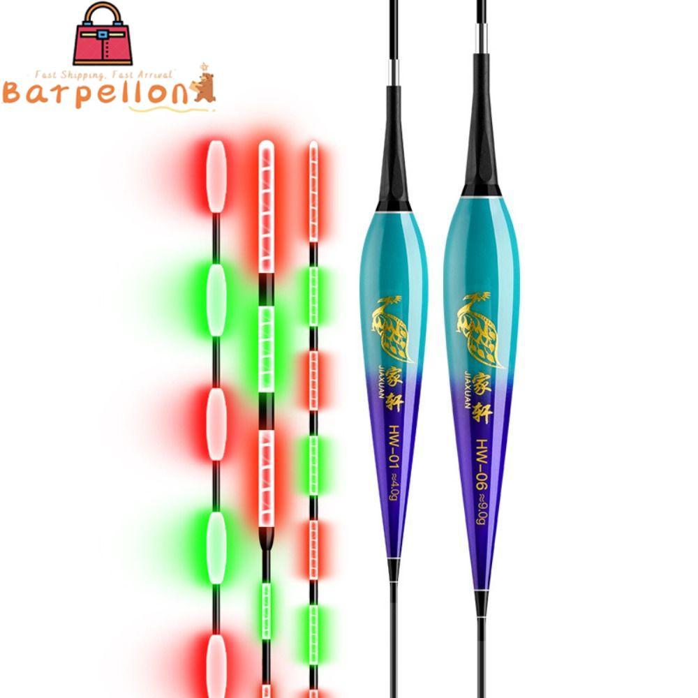 Phao câu cá điện tử BARPELLON, Phao nổi Nano Light Float, 2 đèn dài chỉ báo đuôi dài bằng đá Phao câ