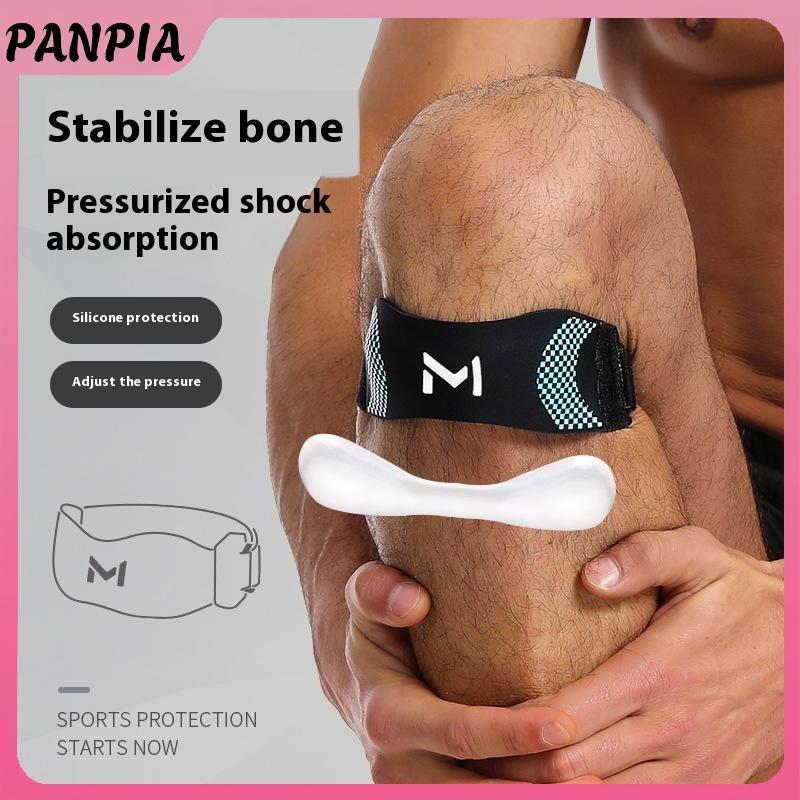 PNPIA-Pella Knee Cap Band Silica Gel - Đai đỡ đầu gối điều chỉnh được cho chạy thể thao và đi xe đạp