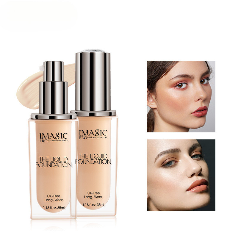 [Hàng có sẵn] Kem che khuyết điểm nền dạng lỏng dưỡng ẩm IMAGIC IMAGIC IMAGIC IMAGIC Kem che khuyết 