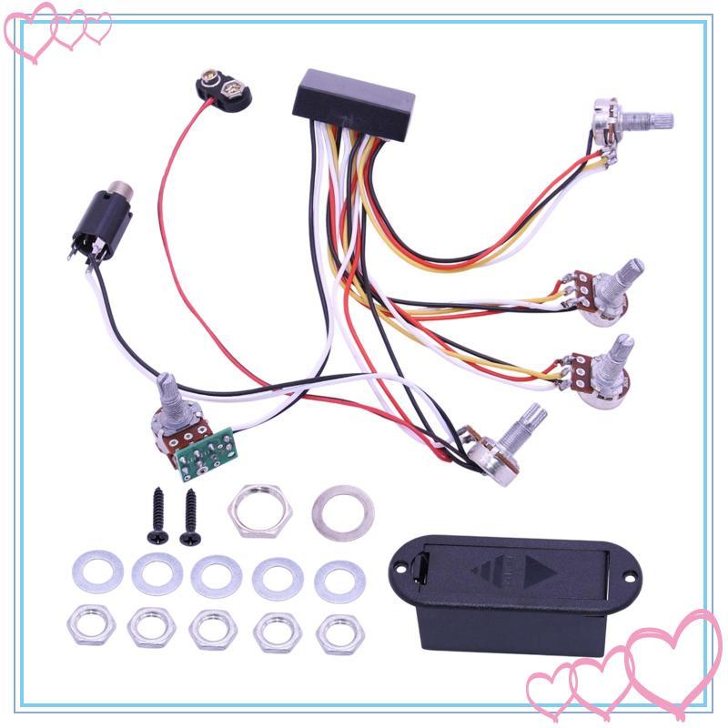 Bass Pickup Circuit Active Eq Preamp Board Bộ dây đàn Guitar bass điện