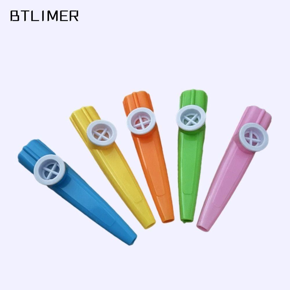 ESSECCOME Kazoo, 1 / 5 / 10 Sáo Kazoo Nhựa, Chất Lượng Cao Tiếng Anh Ngộ nghĩnh Còi Nhạc Cụ Trẻ Em