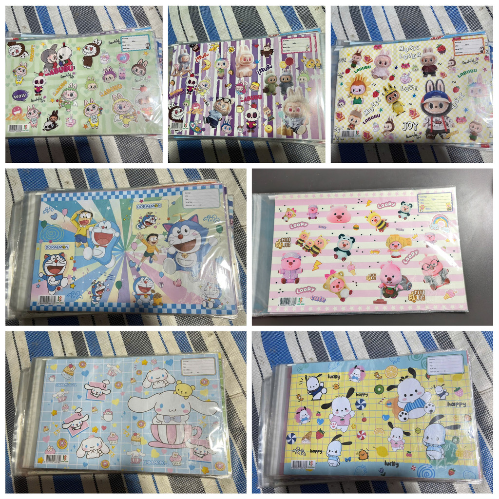 Bìa bao vở 15.5 x 20.5cm, giấy bao tập tiện lợi bìa bao tập (màu ngẫu nhiên)