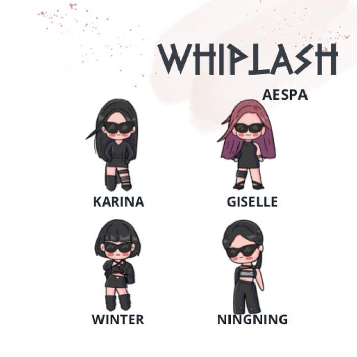 AESPA WHIPLASH KEYCHAIN KEYRING ACRYLIC - Karina whiplash