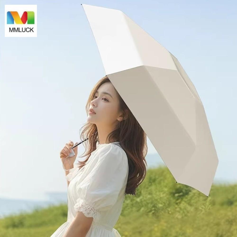 MMLUCK Ô Che Nắng Mini MMLuck - Chống Gió & UV UPF50, Túi Đựng Tiện Lợi Cho Bé
