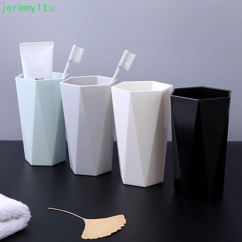 JEREMY Cốc Giặt Chịu Nhiệt Uống Đồ Dùng Phòng Tắm Cốc Nhựa C0ffee Cốc Drinkware Bảo Quản Trà Cốc Bàn