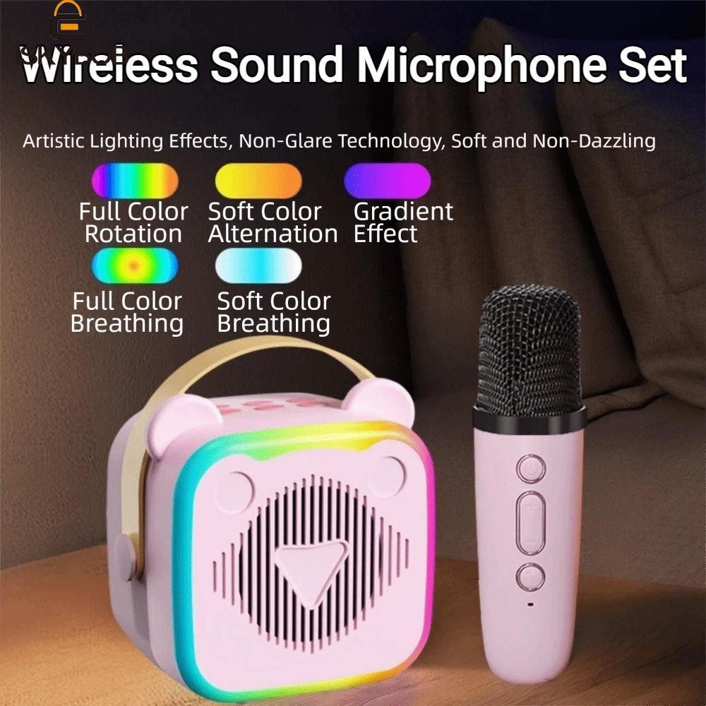 Máy Karaoke Mini FUJIOU, Âm Thanh Bluetooth Mini HIFI Vòm Di Động, Tai Nghe 3.5 Mm Đa Năng Sạc USB B
