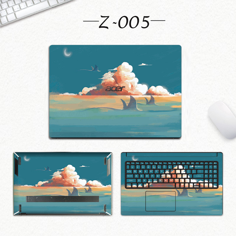 Acer Aspire Lite 14 AL14-31 ACD Không Dư Lượng Máy Tính Laptop Cắt Sẵn Decal Da Vinyl Notebook Miếng