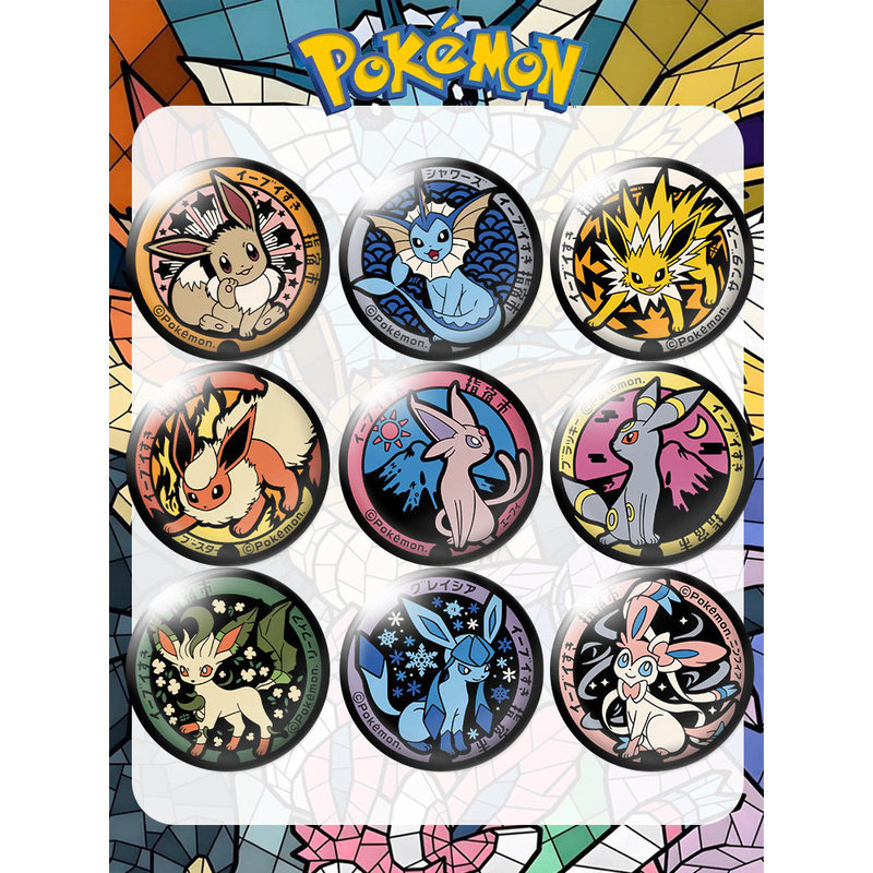 [Manmei] Bộ Phụ Kiện Pokémon Series - Mặt Dây Chuyền & Huy Hiệu Pikachu