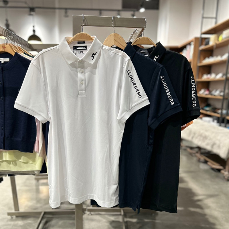 JLINDEBERG Áo Sơ Mi Polo Nam Thêu, Phù Hợp Mặc Hàng Ngày