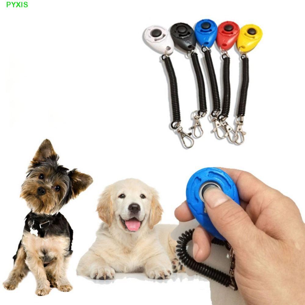 PYXIS Huấn Luyện Chó Clicker Chó Con Mèo Có Thể Điều Chỉnh Chim Âm Thanh Móc Chìa Khóa Di Động Đồ Dù