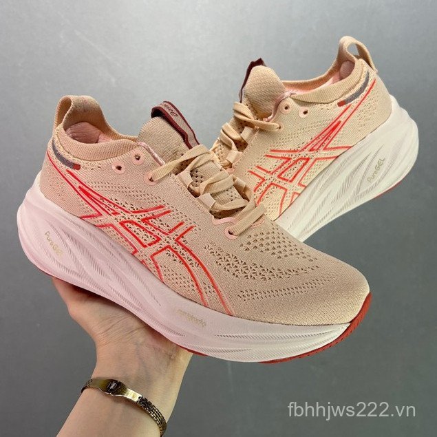Giày chạy bộ nữ Asics Gel-Nimbus 26 Gel-Nimbus 27 Giày thể thao đệm nhẹ INVG NKGI