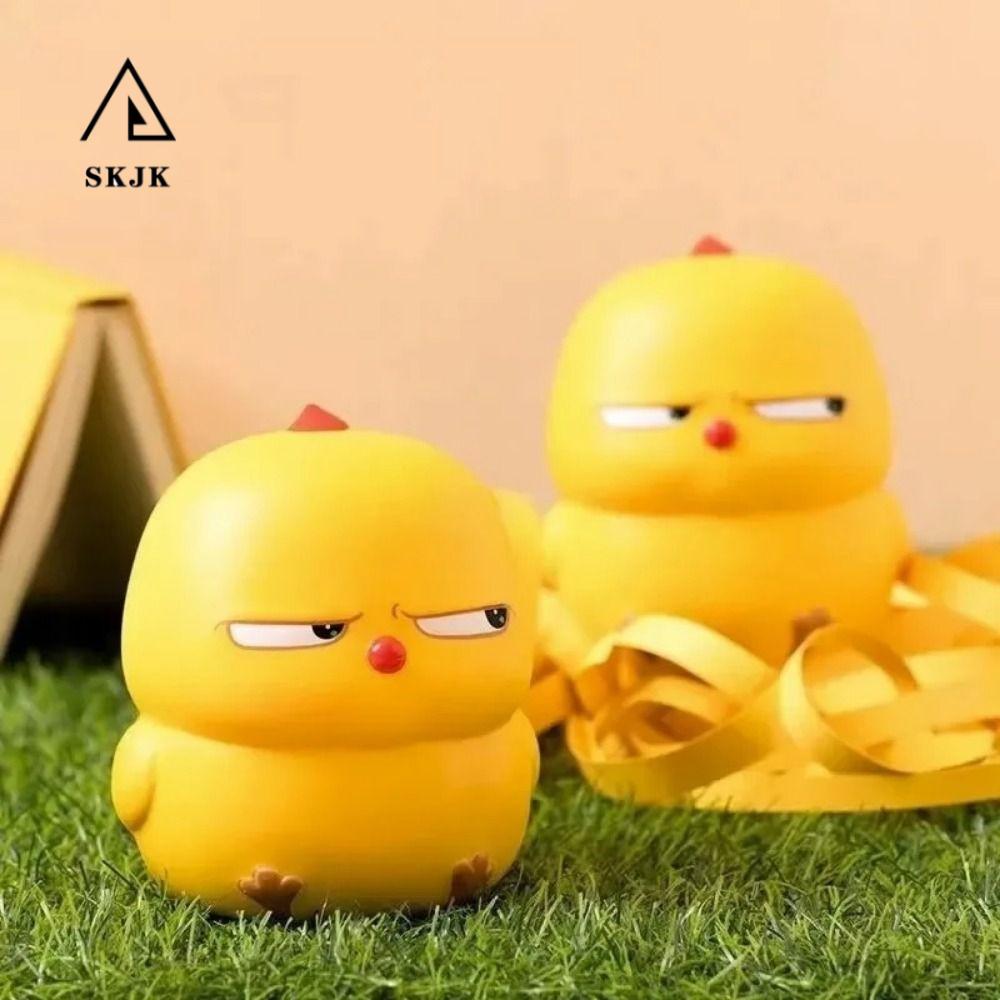 SKJK Hoạt Hình Fidget Toy, Little Yellow Chicken Fidget Chicken Bóp Đồ Chơi, Mới Lạ Chậm Rebounce 3D
