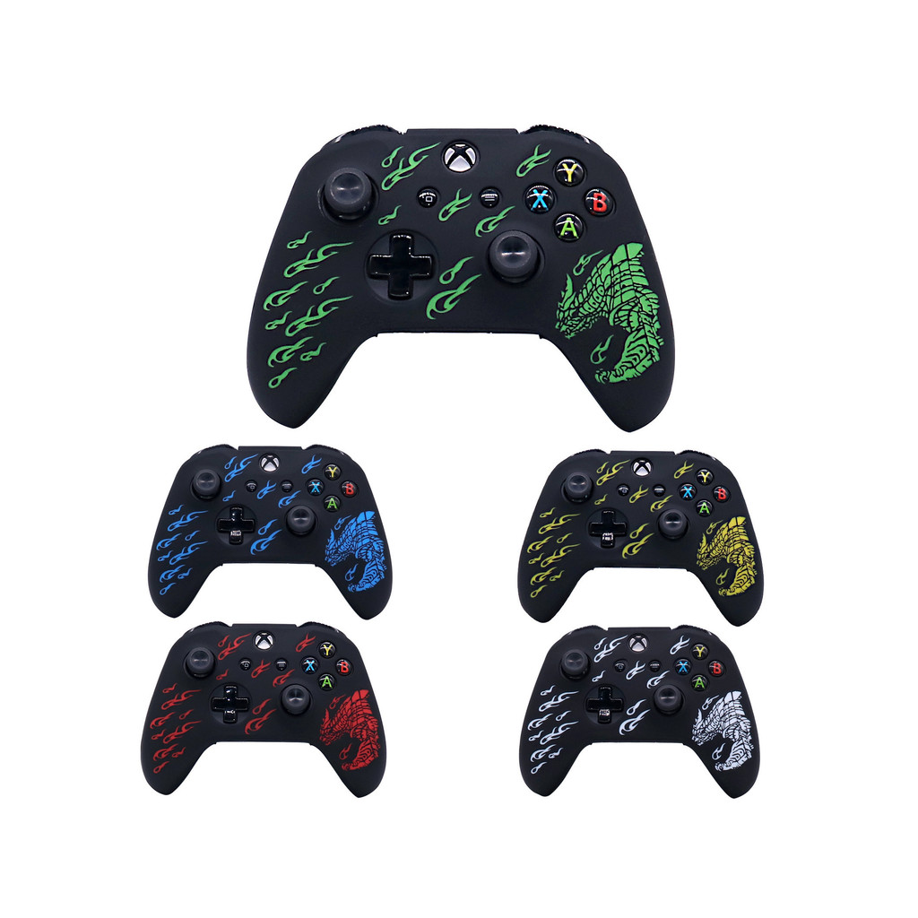 Xbox Những Tay Cầm Chơi Game Silicon Xbox Monster Hunter Tay Cầm Vỏ Bảo Vệ xone Tay Cầm Chống Sốc