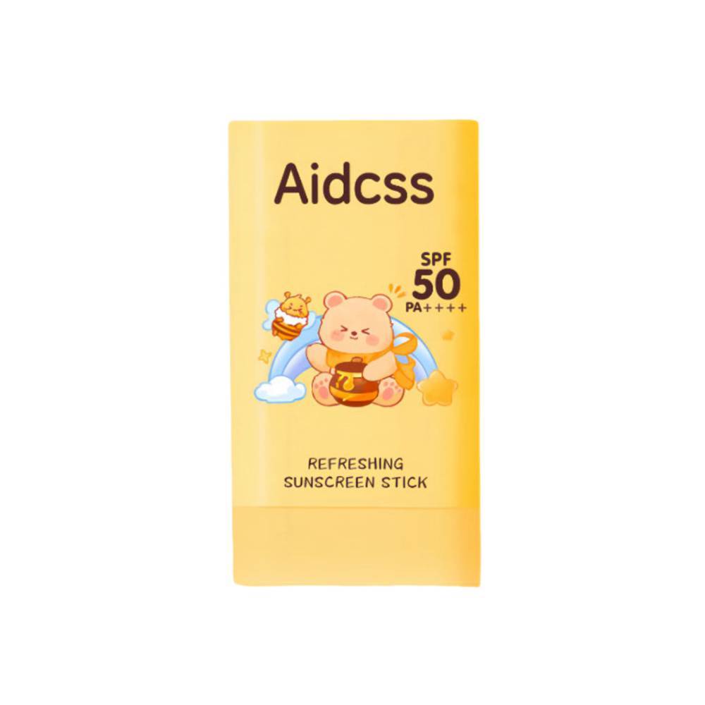 Aidcss Honey Bear Sunscreen Stick Smooth Fitting  Ultraviolet Refreshing Sunscreen