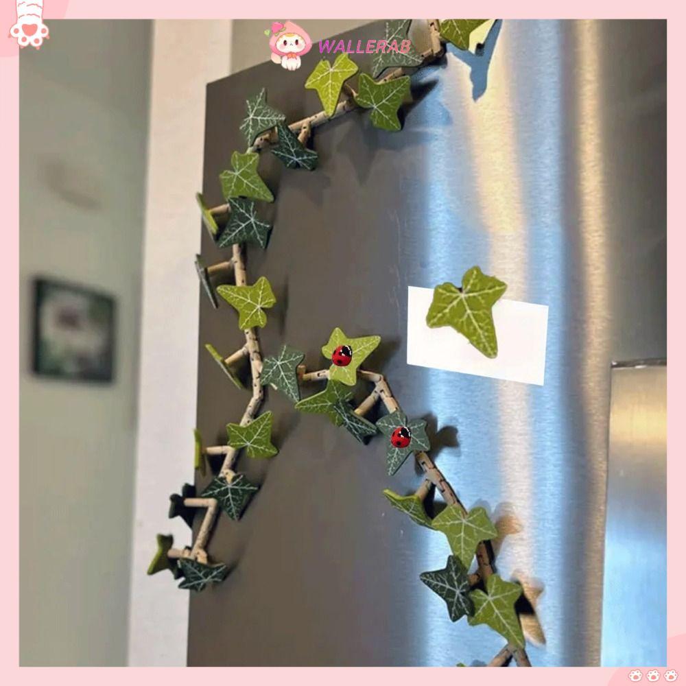 Nam châm tủ lạnh Ivy tiếng Anh WALLERAB, Nam châm in hình bền bỉ Nam châm Ivy, Nam châm tủ lạnh ngộ 