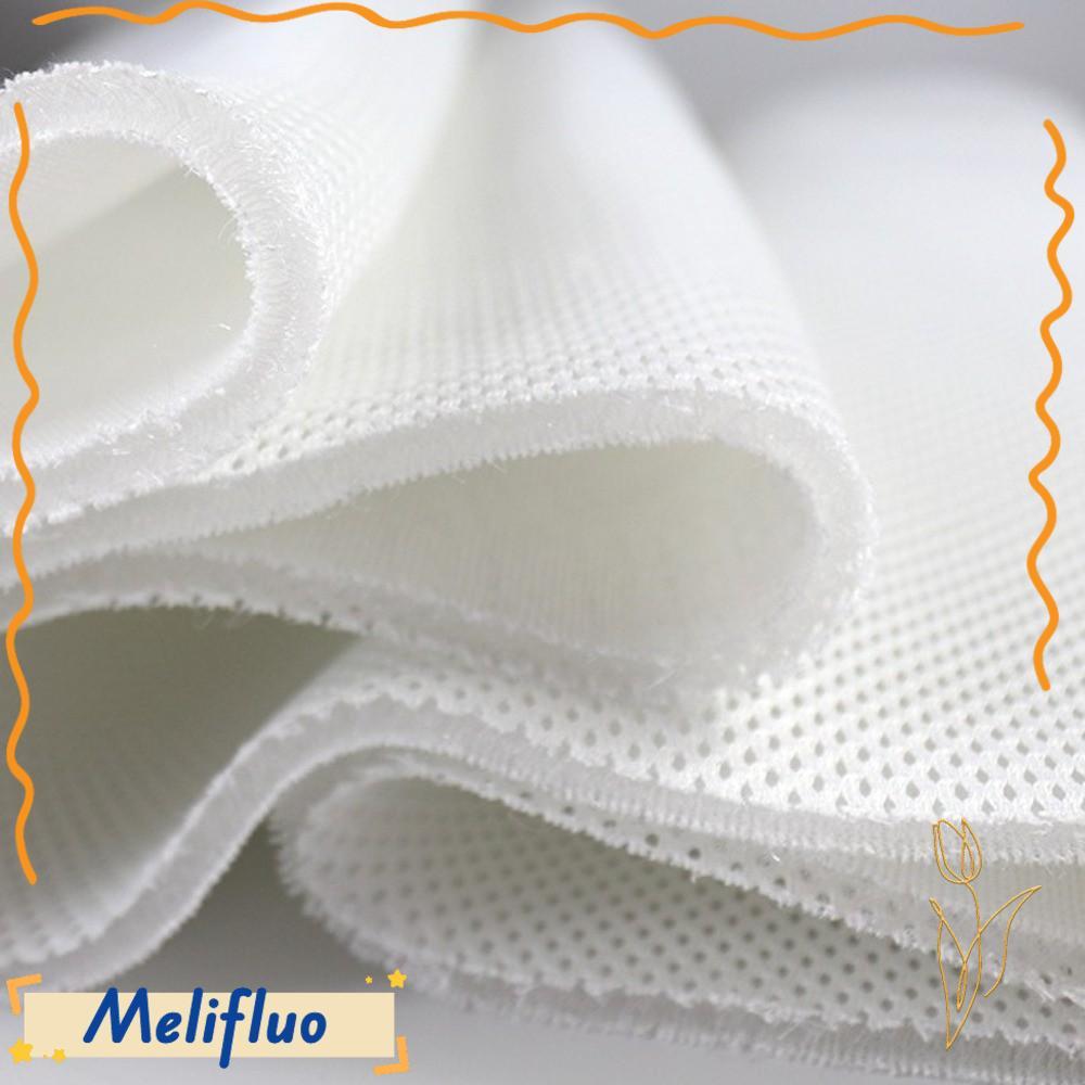 Vải lưới MELIFLUO Kigurumi, Vải lưới không khí thoáng khí chống va chạm rỗng, Màu trắng thời trang D