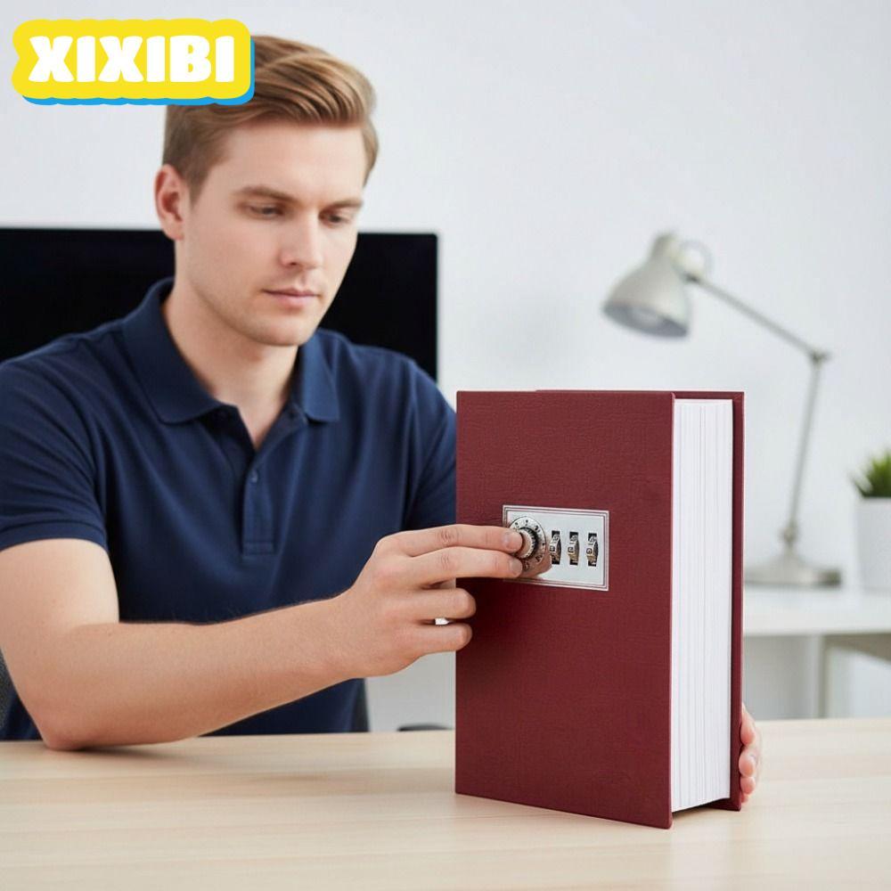 XIXIBI Book Safe, Từ điển khóa bảo mật kín đáo bằng kim loại, Khóa kết hợp tủ khóa ẩn Kích thước nhỏ
