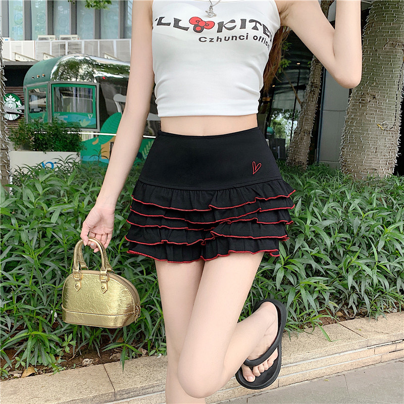 Kii Wii Váy chữ A xù thêu cổ cao dành cho nữ mùa hè mới 260319 | BigBuy360 - bigbuy360.vn