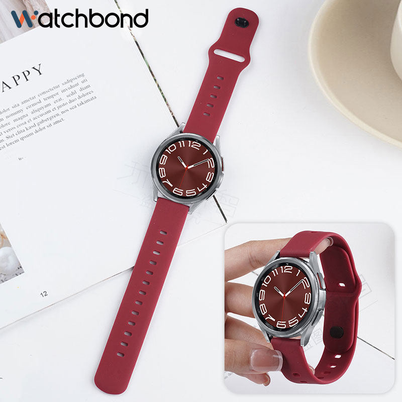 Samsung Watch Galaxy watch6 Silicone 5pro Dây đeo 4 / Cổ điển hoạt động 1 / 2 Thể thao 46 / 42mm Sma
