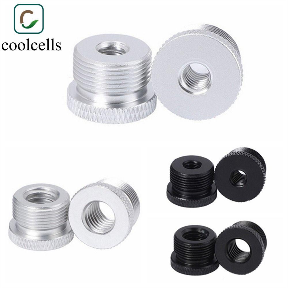 COOLCELLS Mic Stand Adapter, Vít Thread 5 / 8-27 đến 1 / 4 3 / 8 Micro Chuyển Đổi Vít, Hợp Kim Nhôm 