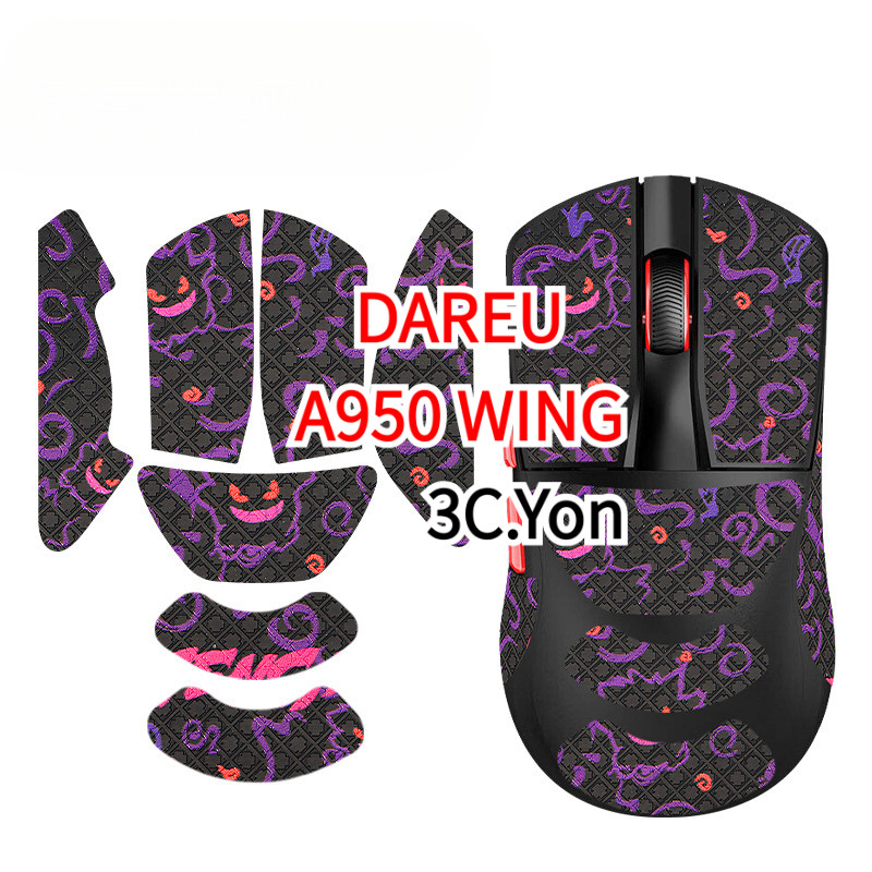 Chuột Grip DAREU A950 WING 8K Siêu Nhẹ Có Dây Không Dây Chuột Chơi Game Thể Thao Da Chống Trơn Trượt