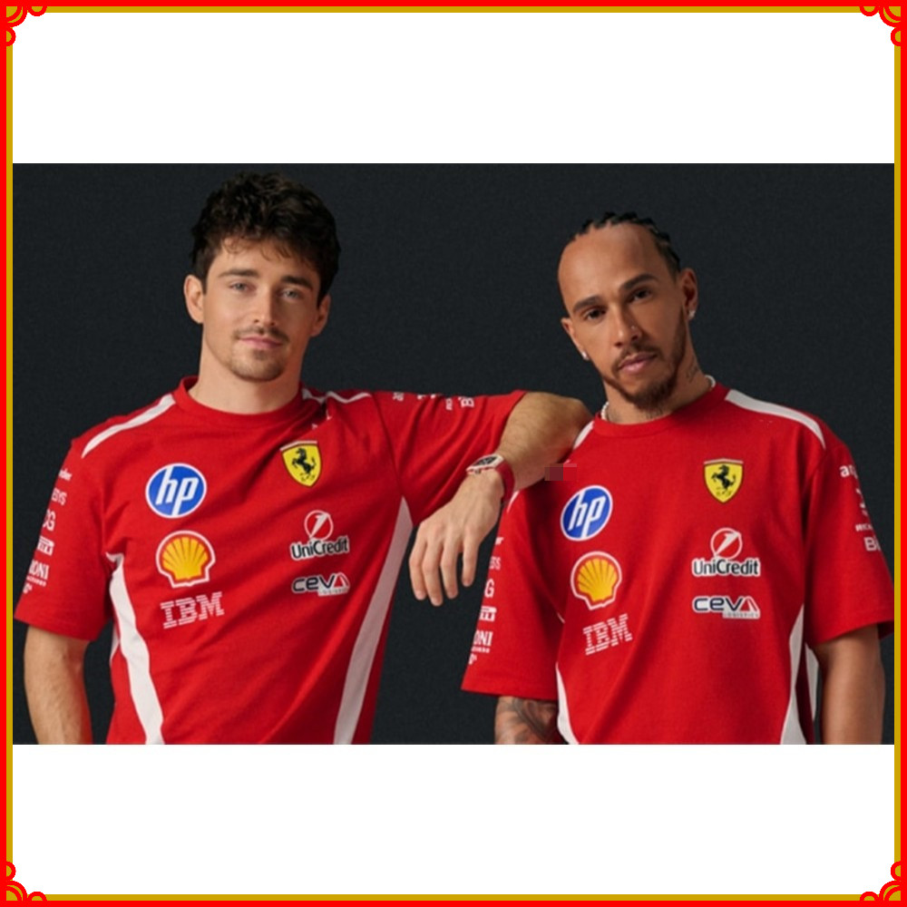 2026 2027 Scuderia Fer-ra-ri f1 Drivers Áo thun ngoại cỡ polo S-5XL size II 1: 1