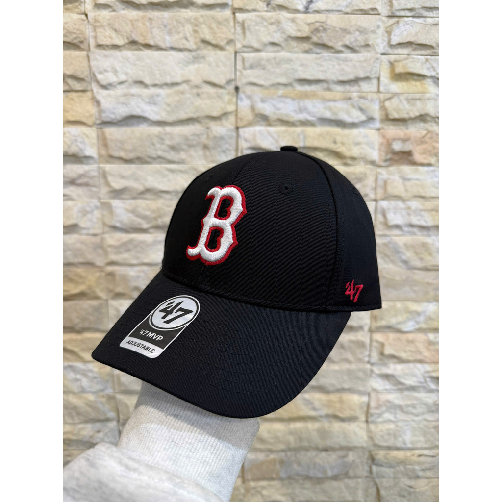 Mũ Brand 47 Lưỡi Chai B To Viền Đỏ