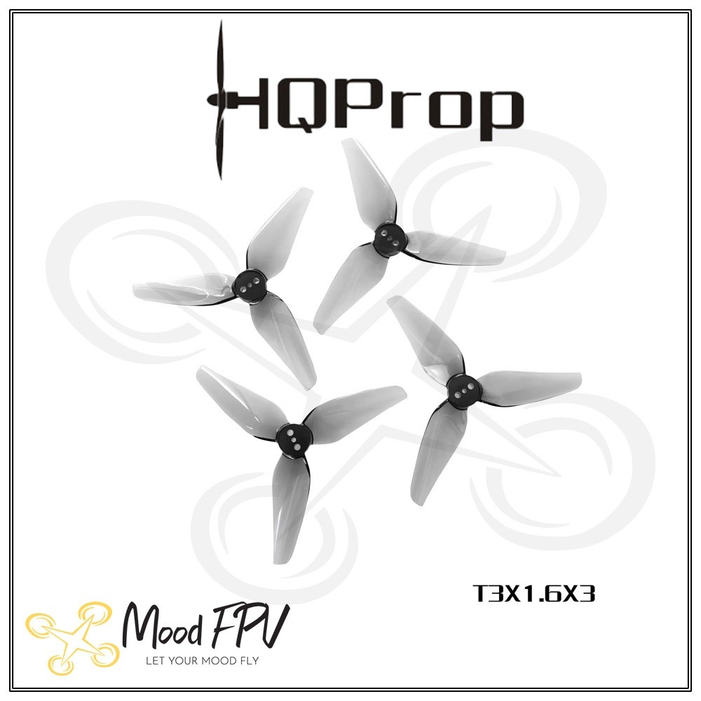 Cánh Quạt HQProp T3X1.6X3 Grey (2CW+2CCW)-Poly Carbonate