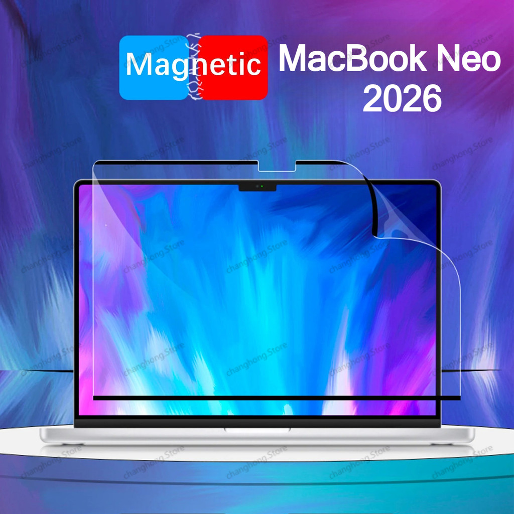 Bảo vệ màn hình riêng tư từ tính cho Macbook Neo 13 "(A18 Pro) A3404 A3405 Phim chống chói / gián đi