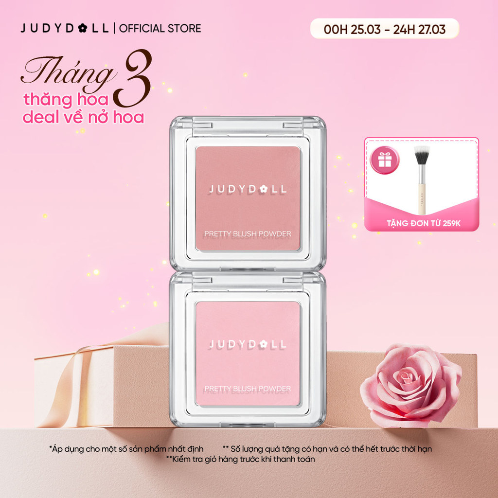 Judydoll Combo 2 Phấn Má Hồng Đơn Single Blush Đa dạng màu hot 2g