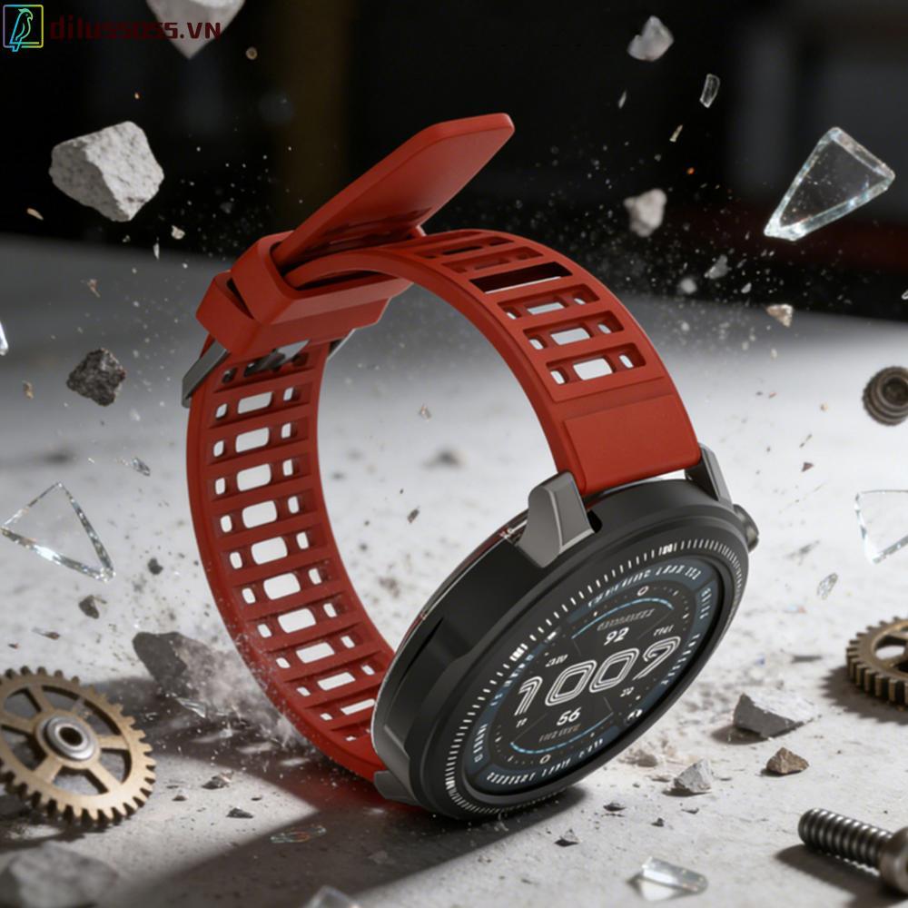 [dilussoss.vn] Vỏ khung kim loại Vỏ bảo vệ chống rơi rỗng Tương thích với đồng hồ thông minh Amazfit Balance 2 47mm