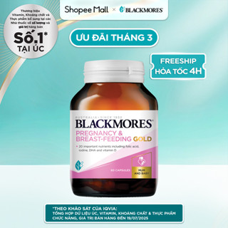 Vitamin Tổng Hợp Cho Bà Bầu và Mẹ Cho Con Bú Blackmores Pregnancy & Breast-Feeding Gold Lọ 60 Viên