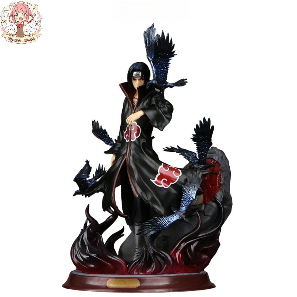Mô hình Naruto ITACHI Akatsuki hắc hỏa dáng đứng cực ngầu . Cao 29cm , nặng 1kg . Figure naruto -  S