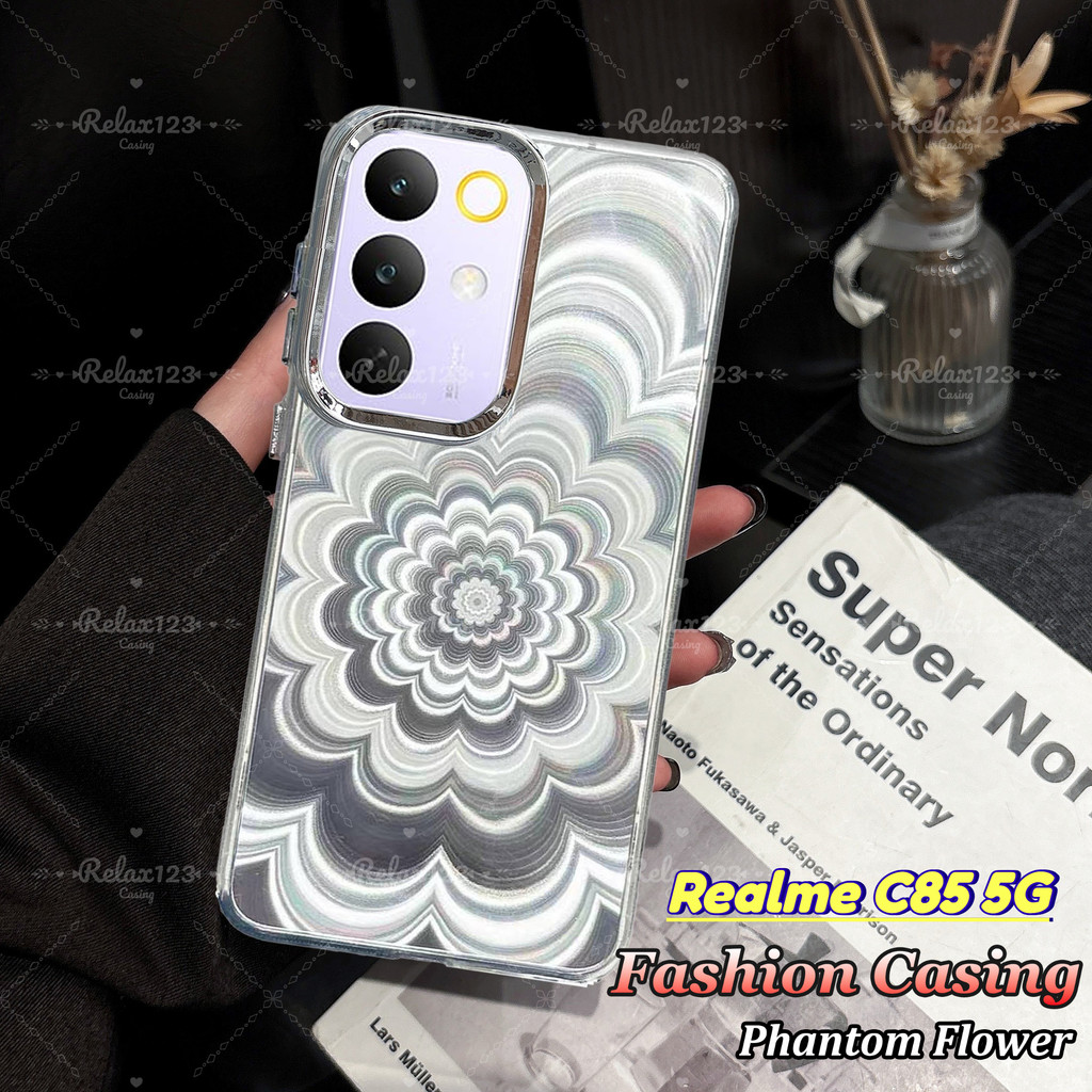 Dành Cho Realme C85 5G Ốp Điện Thoại Hoa Phantom Thời Trang Sang Trọng Cho Realme C85 RealmeC85 Real