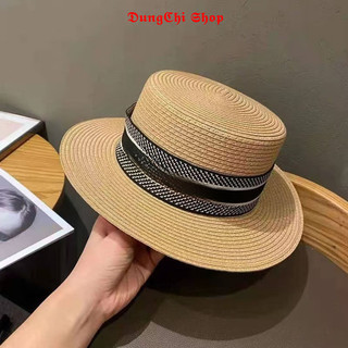 Nón cói vành nhỏ đai đen cá tính