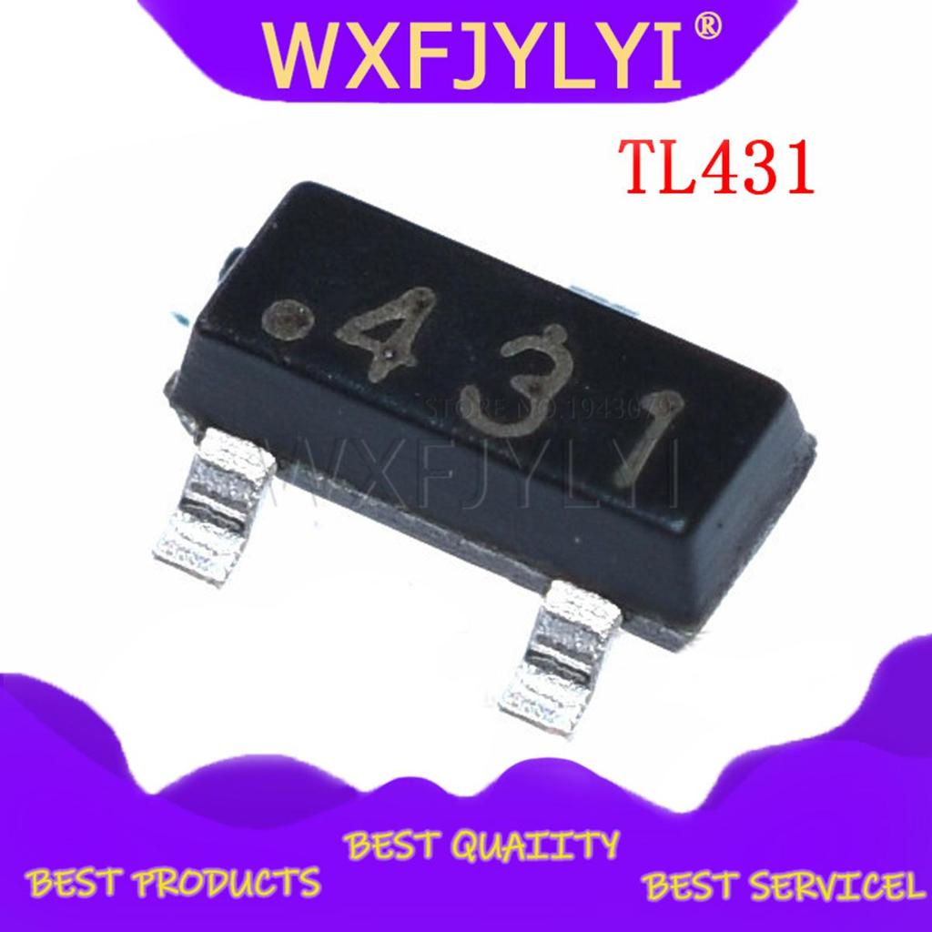 50 Cái / lốc Mới TL431 SOT TL431A SOT-23 431 SOT SMD Bộ Điều Chỉnh Điện Áp Mới IC