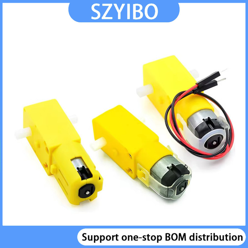 TT Motor 130 Động Cơ Xe Thông Minh Gear Motor Robot Gear Motor Xe Thông Minh Trục Kép Vàng