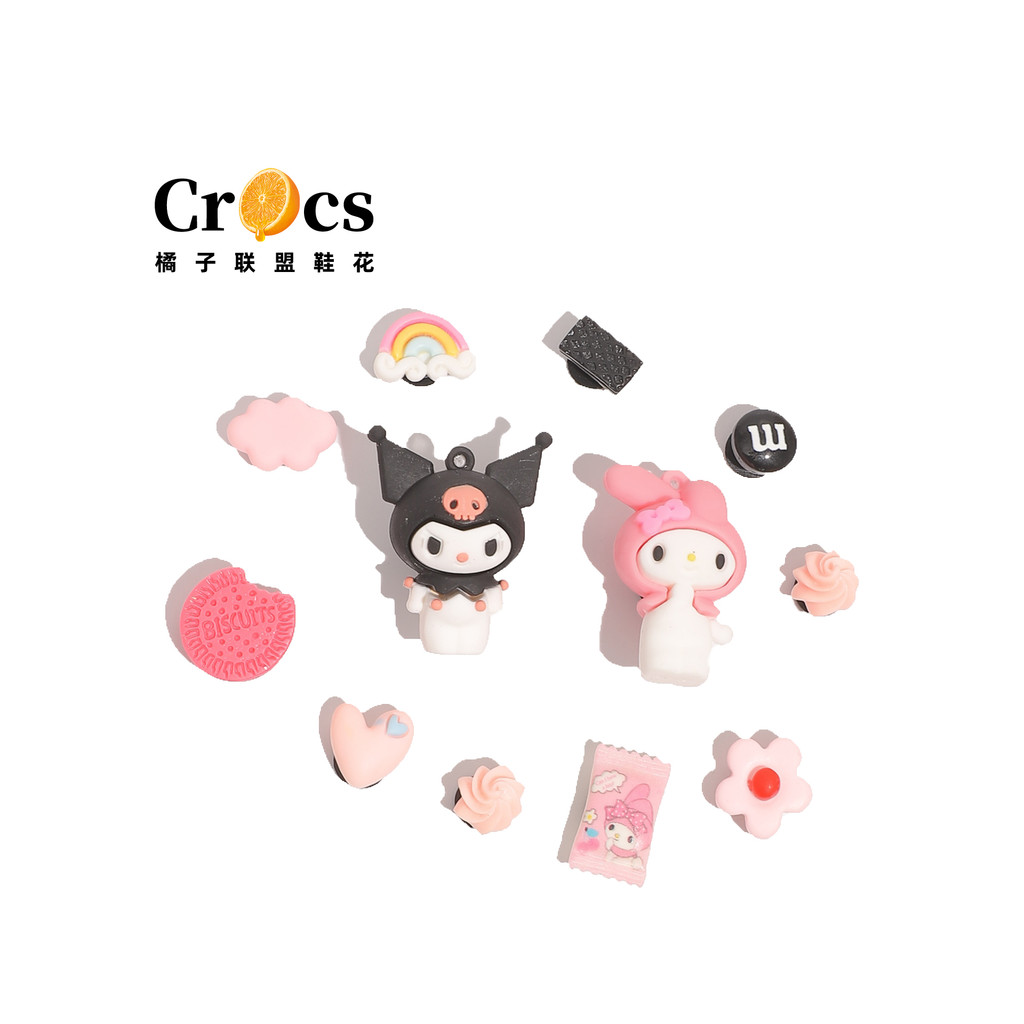 charm crocs chữ cái charm dép to chảm dép crocs Thích hợp cho cá sấu Crocs Phụ kiện giày Crocs Giày 