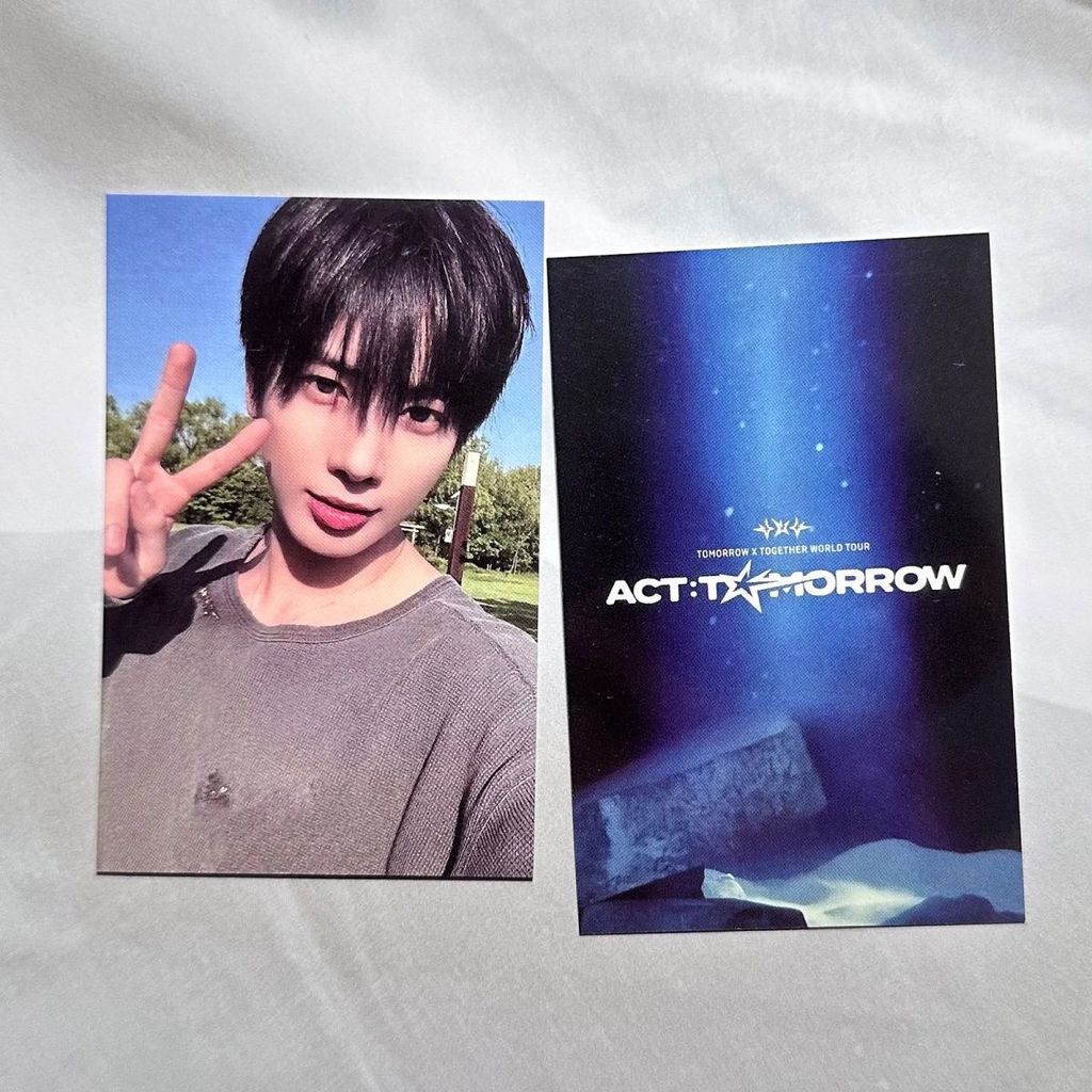 Seoul High Ruler Concert TXT Four Tour zone Card Cui Ranjun Cui Xiubin Photocard Phiên bản chính hãn