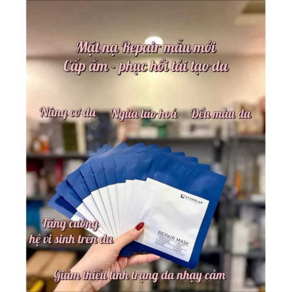 1-5 miếng Măt nạ KYUNGLAB REPAIR MASK 25ml/miếng - hạn 2028 Hàn Quốc mặt nạ phục hồi kyunglab AA