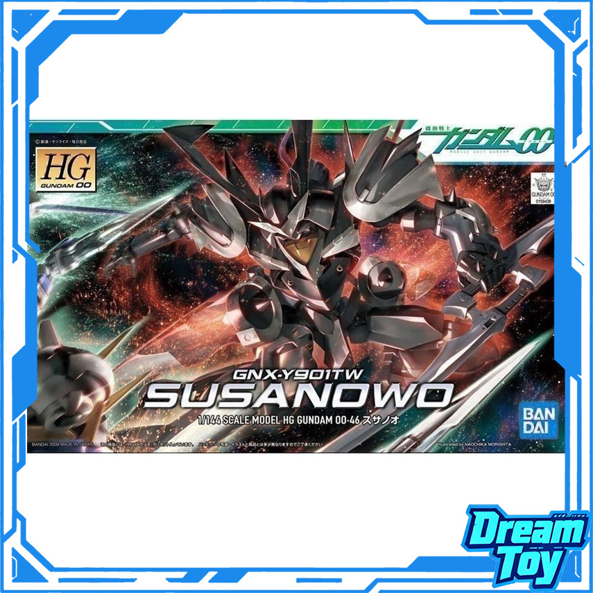 Bandai HG GNX-Y901TW Susanoowo – Bộ mô hình Mobile Suit Gundam 00 (Tỉ lệ 1 / 144) | Nhân vật hành độ